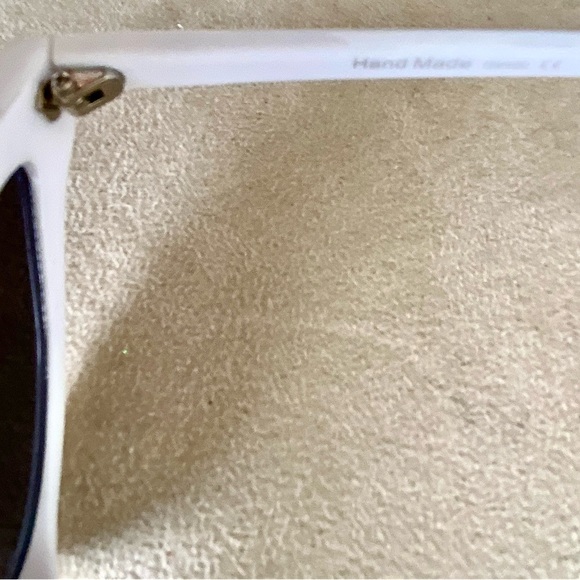 NWT White Slim-Lens Sunglasses, Retro, 50’s, by INDY - Picture 6 of 14